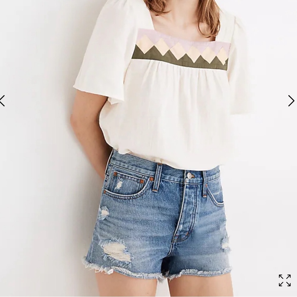 Madewell Relaxed Denim Jean Shorts 3” inseam sz 27 (runs big)